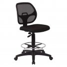 Deluxe Mesh Back Drafting Chair With 20 Inch Diameter Foot Ring Deluxe Mesh Back Drafting Chair With 20 Inch Diameter Foot Ring