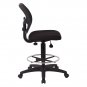 Deluxe Mesh Back Drafting Chair With 20 Inch Diameter Foot Ring