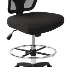 Armless Drafting Chair Adjustable Height Ergonomic Desk Chair Footrest Armless Drafting Chair Adjustable Height Ergonomic Desk Chair Footrest