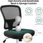 Armless Drafting Chair Adjustable Height Ergonomic Desk Chair Footrest