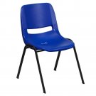 Hercules Series 440 Lb Kid Navy Ergonomic Stack Chair For Classroom