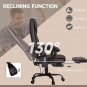 Ergonomic High Back Massage Office Chair with Adjustable Footrest and Remote Con