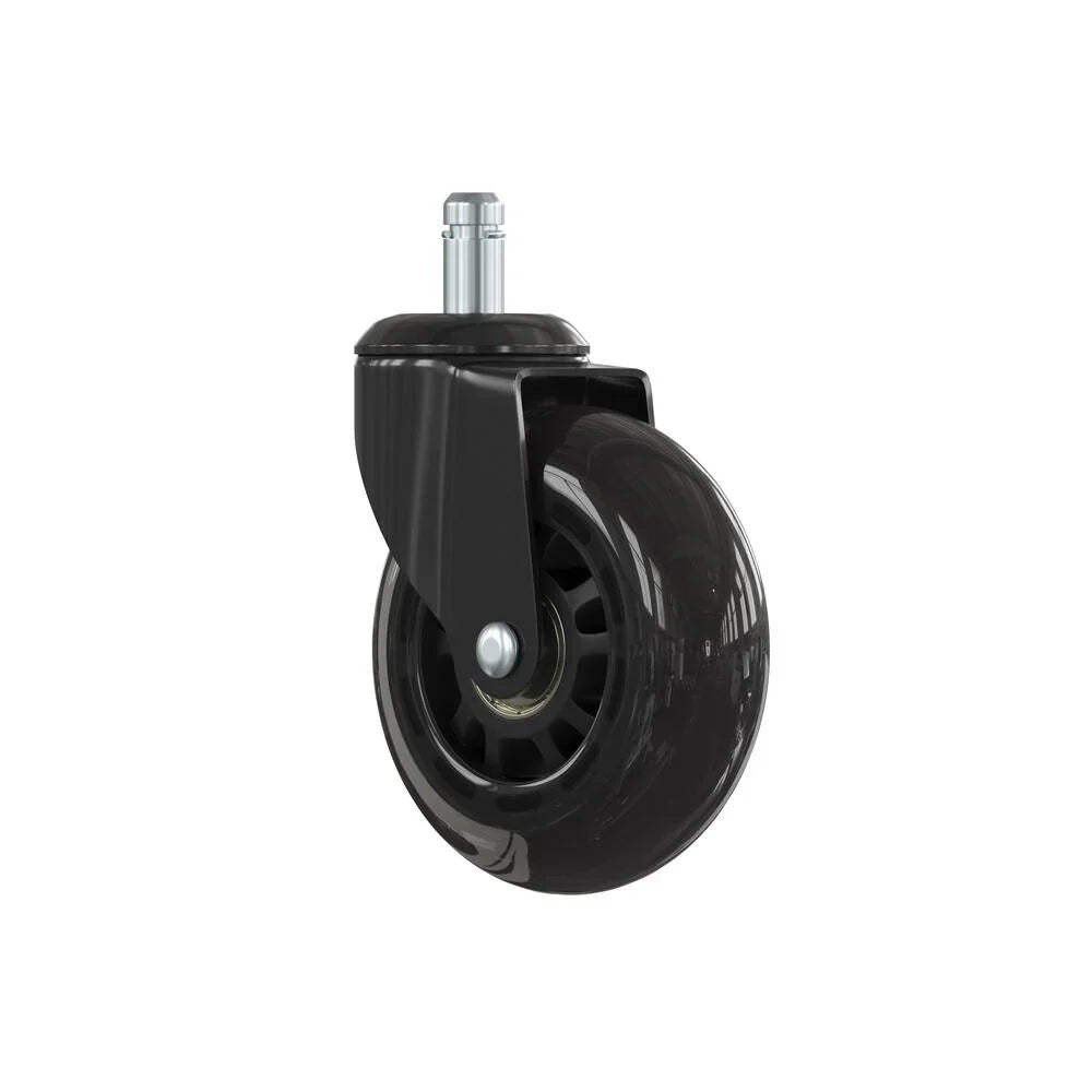 Clear Polyurethane Replacement Wheels For Gaming Chair Smooth Rolling