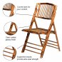 Commerical Seating Products Bamboo Folding Chairs, Wood Set of 1