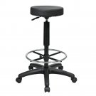 Adjustable Pneumatic Drafting Chair with Backless Design