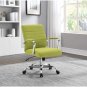 Mid-Back Office Chair With Channel Tufting And Elegant Comfort