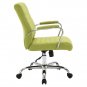 Mid-Back Office Chair With Channel Tufting And Elegant Comfort