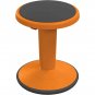 Hierarchy Height Adjustable Grow Stool Orange For Focus And Posture
