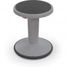 Hierarchy Height Adjustable Grow Stool Short Grey Ergonomic Comfort
