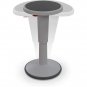 Hierarchy Height Adjustable Grow Stool Short Grey Ergonomic Comfort
