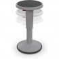 Hierarchy Height Adjustable Grow Stool Short Grey Ergonomic Comfort