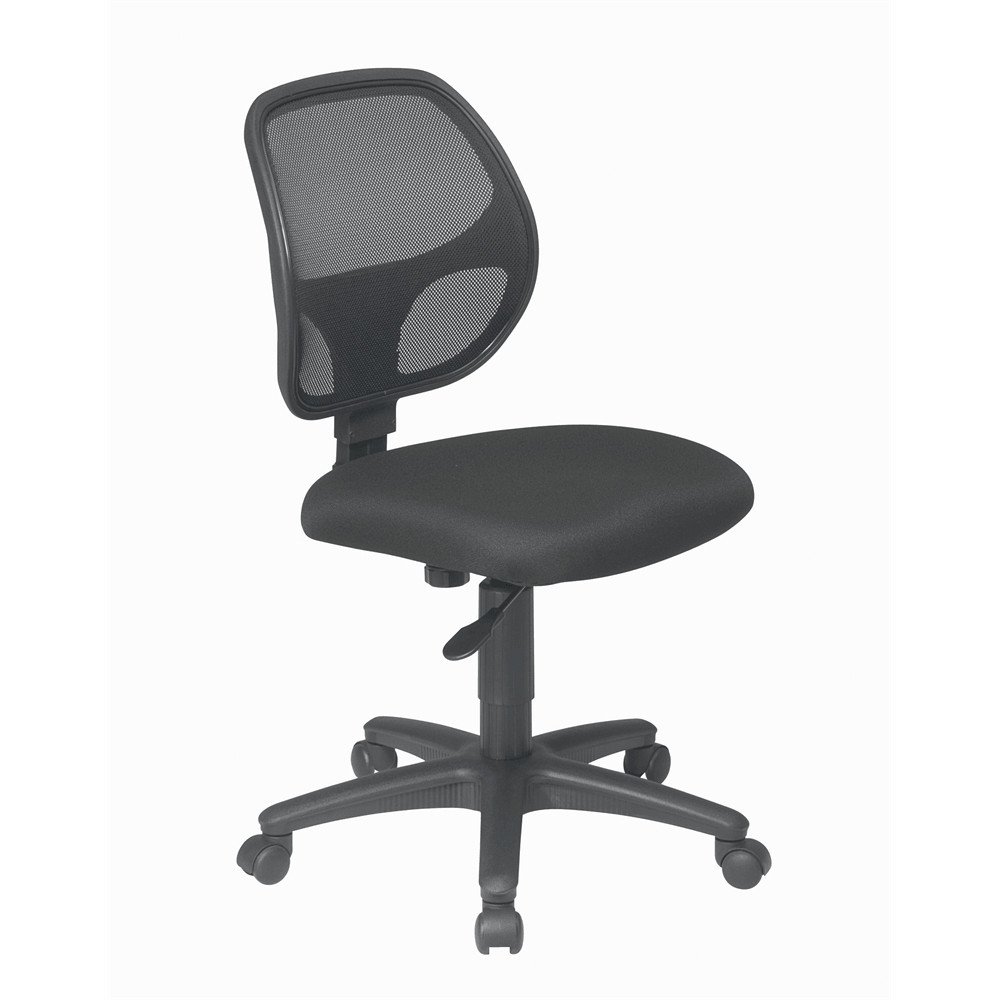 Ergonomic Mesh Back Task Chair with Adjustable Fabric Seat