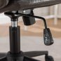 Bizerte Height-Adjustable Criss-Cross Swivel Chair with Wide Seat, Gray Office a