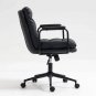 Ergonomic Mid Back Rolling Desk Chair with Adjustable Height and 40&Acirc;&deg; Recline, PU
