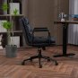 Ergonomic Mid Back Rolling Desk Chair with Adjustable Height and 40&Acirc;&deg; Recline, PU