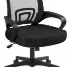 Ergonomic Mid Back Executive Office Chair with Lumbar Support and Rolling Wheels