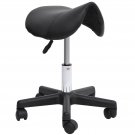 Ergonomic Rolling Saddle Stool with Swivel and Adjustable Height for Spa,