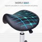Ergonomic Rolling Saddle Stool with Swivel and Adjustable Height for Spa,