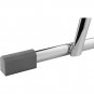 22 Inch Chrome Frame Elephant Z-Stool with Ergonomic Black Seat