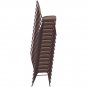 Elegant HERCULES Teardrop Back Stacking Banquet Chair with Fabric