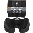 Platinum-Level Comfortable Ergonomic Memory Foam Lumbar & Seat Cushion Back,Tail Platinum-Level Comfortable Ergonomic Memory Foam Lumbar & Seat Cushion Back,Tail