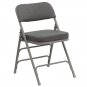 2 Pack HERCULES Series Premium Folding Chairs for Home or Events