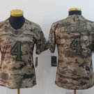 Wo Dallas Cowboys #4 Dak Prescott  Camo Salute To Service Limited Football
