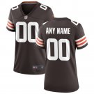 Wo Football Browns Uniform #00 Custom name number s Player Game Brown League Shi