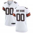 Wo Football Browns Uniform #00 Custom name number s Player Game White League Shi