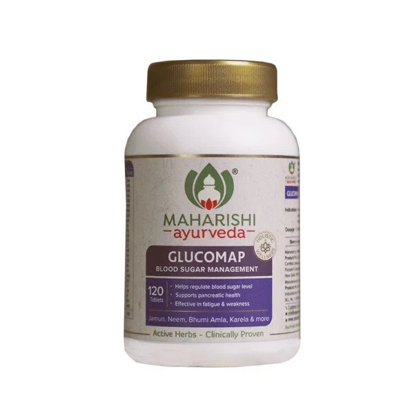 Glucomap- Potent Formulation for Blood Sugar Management 120 Tablet