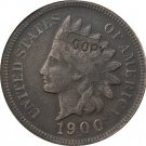 1 Pcs 1900 Indian head one cents copy coin  for collection