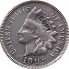 1 Pcs 1905 Indian head one cents copy coin  for collection