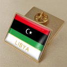 1Pcs Libya Country Flag Brooch Lapel Pins