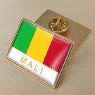 1Pcs Mali Country Flag Brooch Lapel Pins-32x23mm 1Pcs Mali Country Flag Brooch Lapel Pins-32x23mm