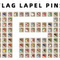 1Pcs Moldova Country Flag Brooch Lapel Pins-32x23mm