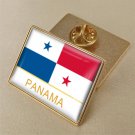 1Pcs Panama Country Flag Brooch Lapel Pins-32x23mm