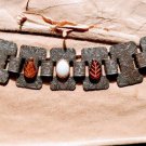 Bracelet, Upcycled, Leaf Priestess