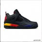 Balvin x Air 4 Gradient Rainbow Shoes Sneakers