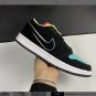 Air 1 Low Black Aurora Green Laser Orange Shoes Sneakers