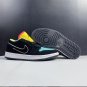 Air 1 Low Black Aurora Green Laser Orange Shoes Sneakers