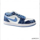 Air  1 Low Washed Denim Shoes Sneakers
