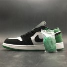 Air  1 Low White Black Mystic Green Shoes Sneakers