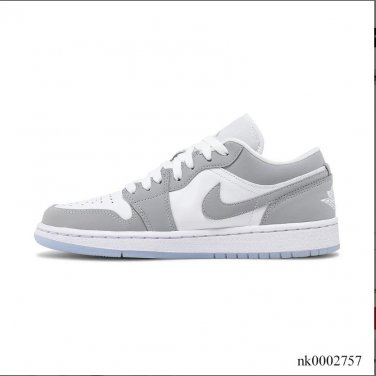 Air  1 Low White Wolf Grey Shoes Sneakers
