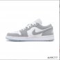 Air  1 Low White Wolf Grey Shoes Sneakers