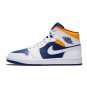 Air  1 Mid Royal Blue Laser Orange Shoes Sneakers
