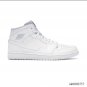 Air  1 Mid White Pure Platinum Shoes Sneakers