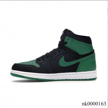 Air  1 Retro High Pine Green Black Shoes Sneakers