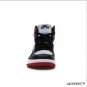 Air  1 Retro High Satin Black Toe Shoes Sneakers
