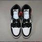Air  1 Retro High Satin Black Toe Shoes Sneakers