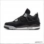 Air  4 Retro Black Canvas Shoes Sneakers